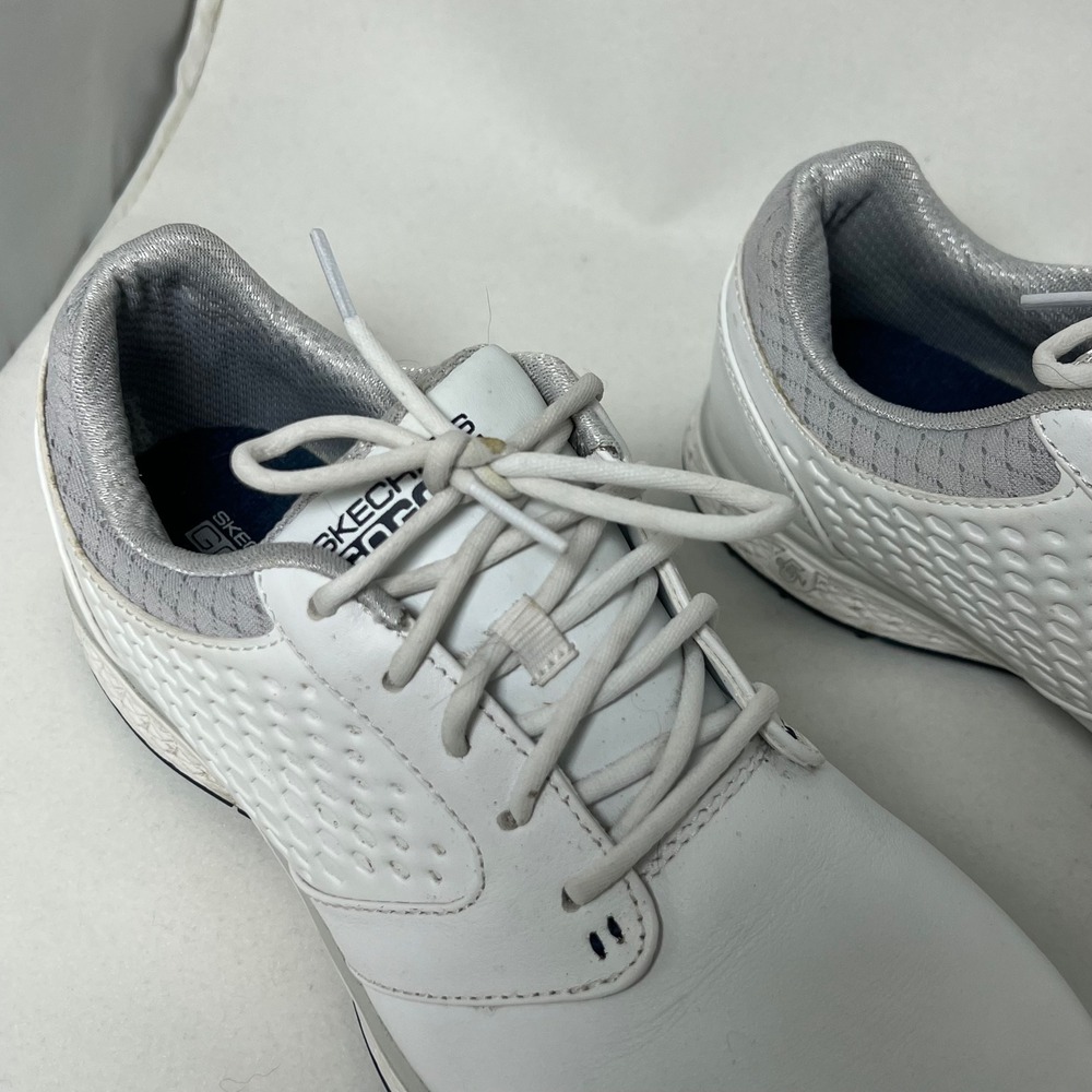 Skechers Go Golf 17002 Sneaker 6.5 White Womens Athleisure Waterproof Spikeless - Picture 3 of 11